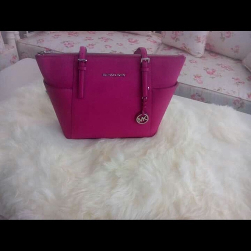 Michael Kors Raspberry Tote